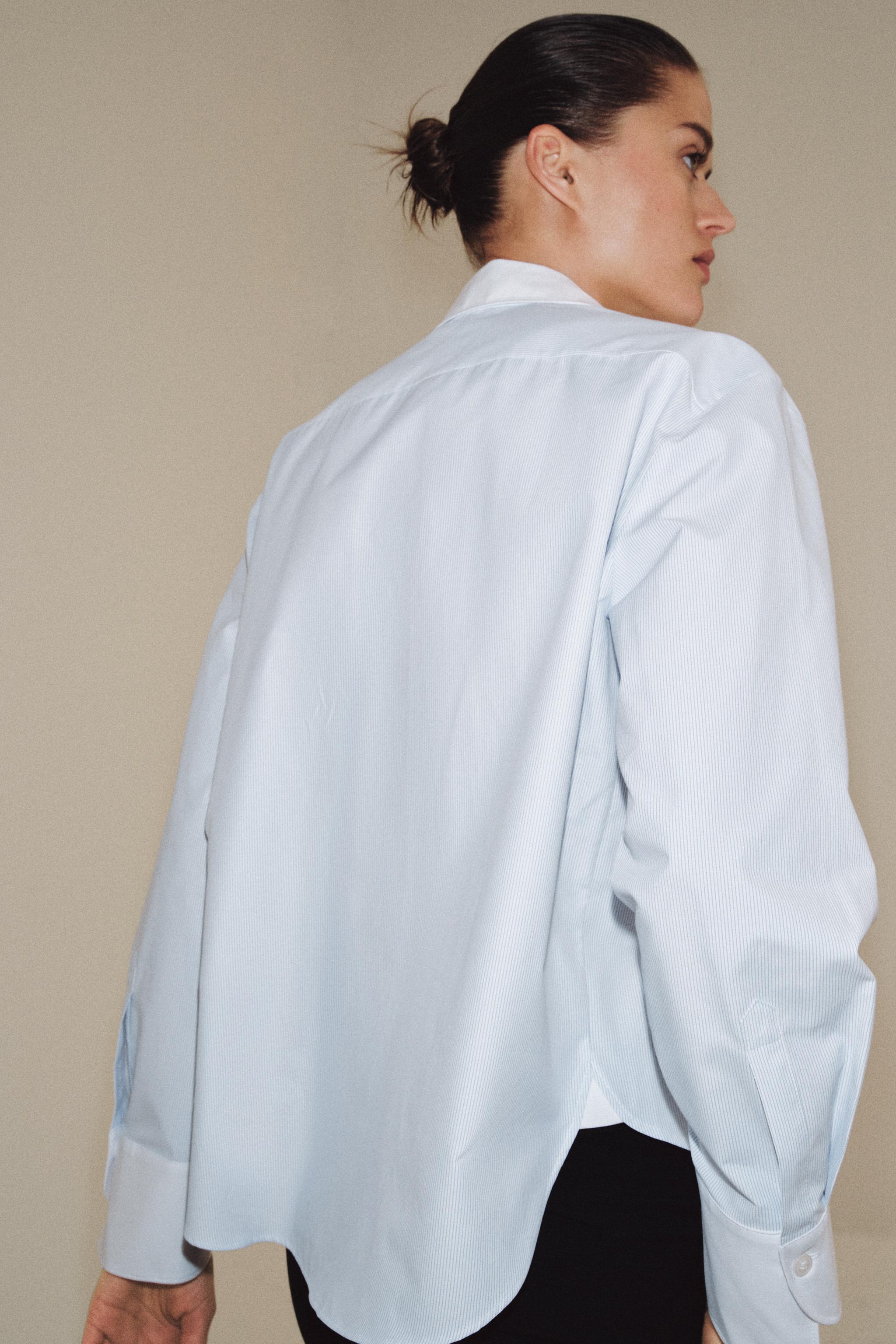 CONTRAST FIREMAN CLASP SHIRT ZW COLLECTION